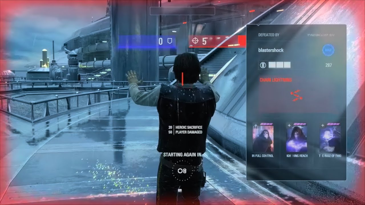 Emoting Palpatine main gets destroyed on LS | Battlefront 2 Toxic HvV gameplay