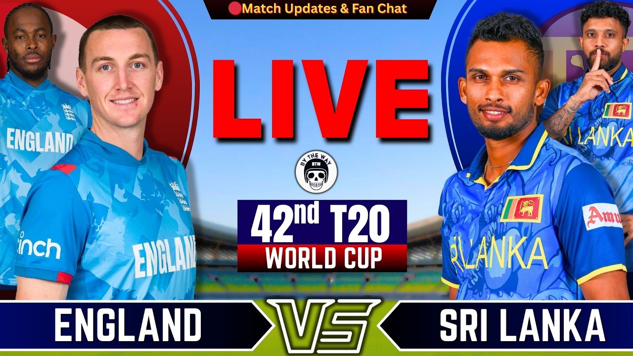 🔴England vs Sri Lanka, 42nd Match World Cup | Live Cricket match Today | ENG vs SL Live  | by Shahid