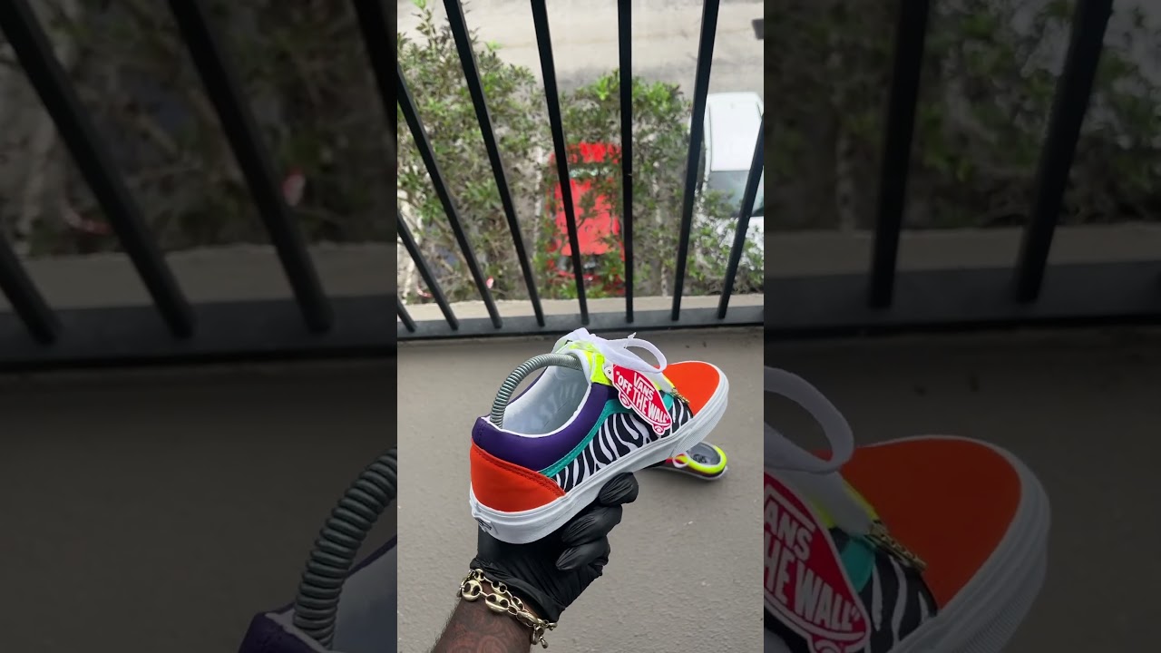 👟✨ Custom Vans Animal Print Sneakers | Wild Style Unleashed! 🦓🐍