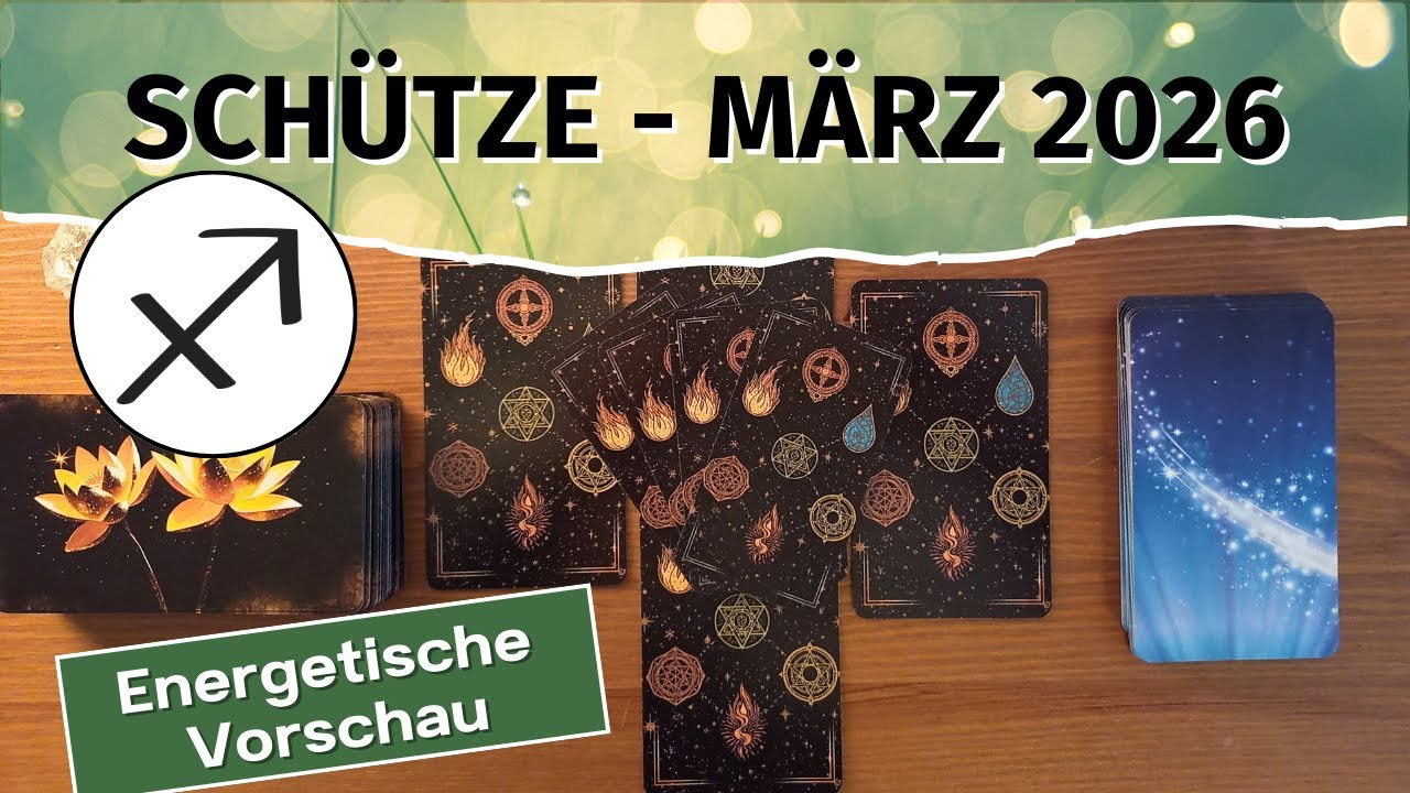 Schütze: Ein neues Kapitel beginnt! | März 2026 | Tarotlegung | Kartenlegung | Orakel | Botschaft