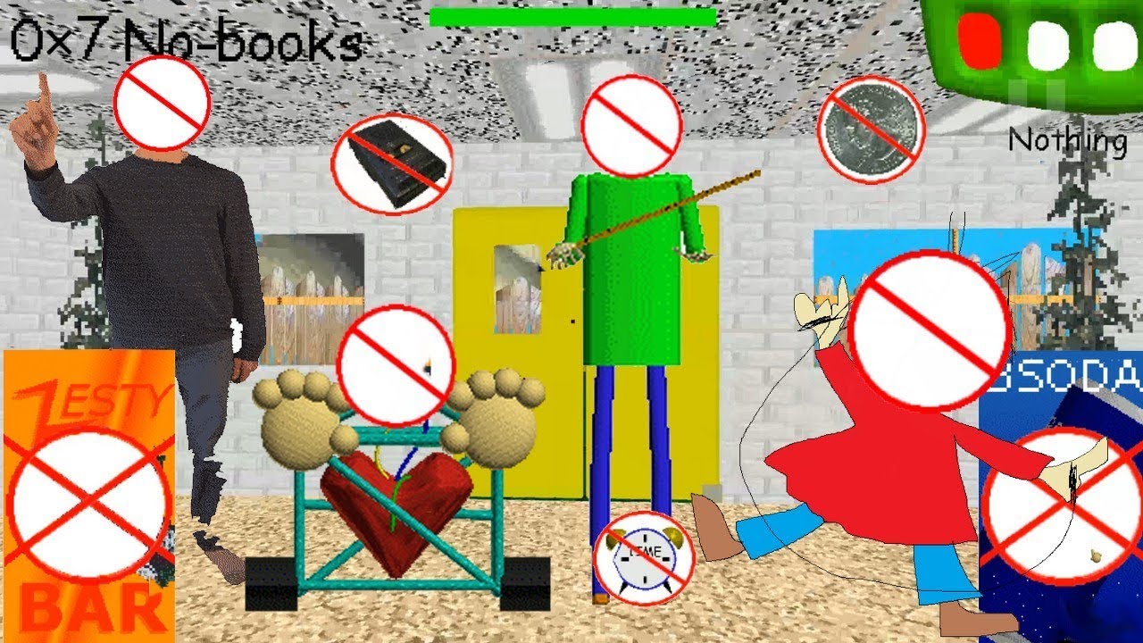 Don't Touch Anything, but with ITEMS?! - Baldi's Basics V1.4.3 Mod