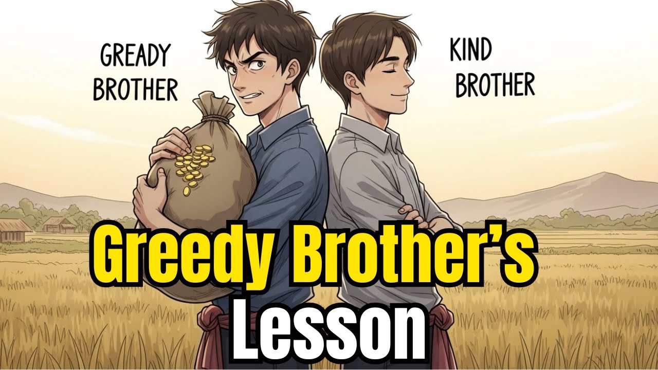 Greedy Brother&rsquo;s Lesson | Two Brothers Moral Story in English