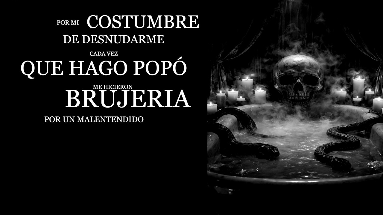 Por mi costumbre d desnudarme cada vez que hago popo me hicieron brujería por un mal entendido