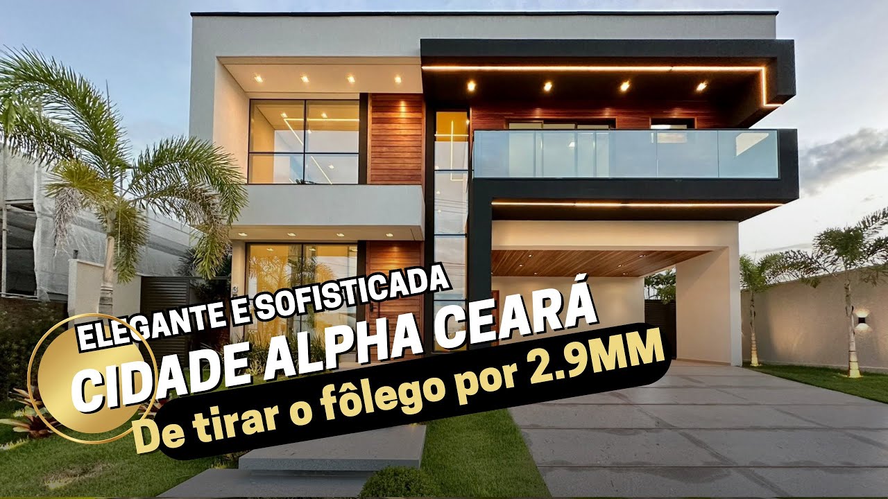 Nova, elegante e sofisticada na Cidade Alpha - Ceará |R$ 2.9MM |Lazer Resort🌿