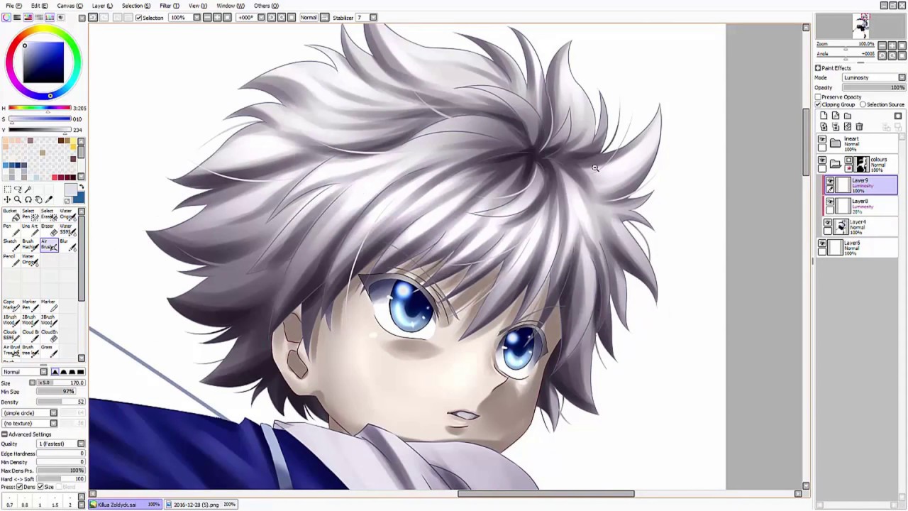 [Speedpaint] Killua (Hunter x Hunter)