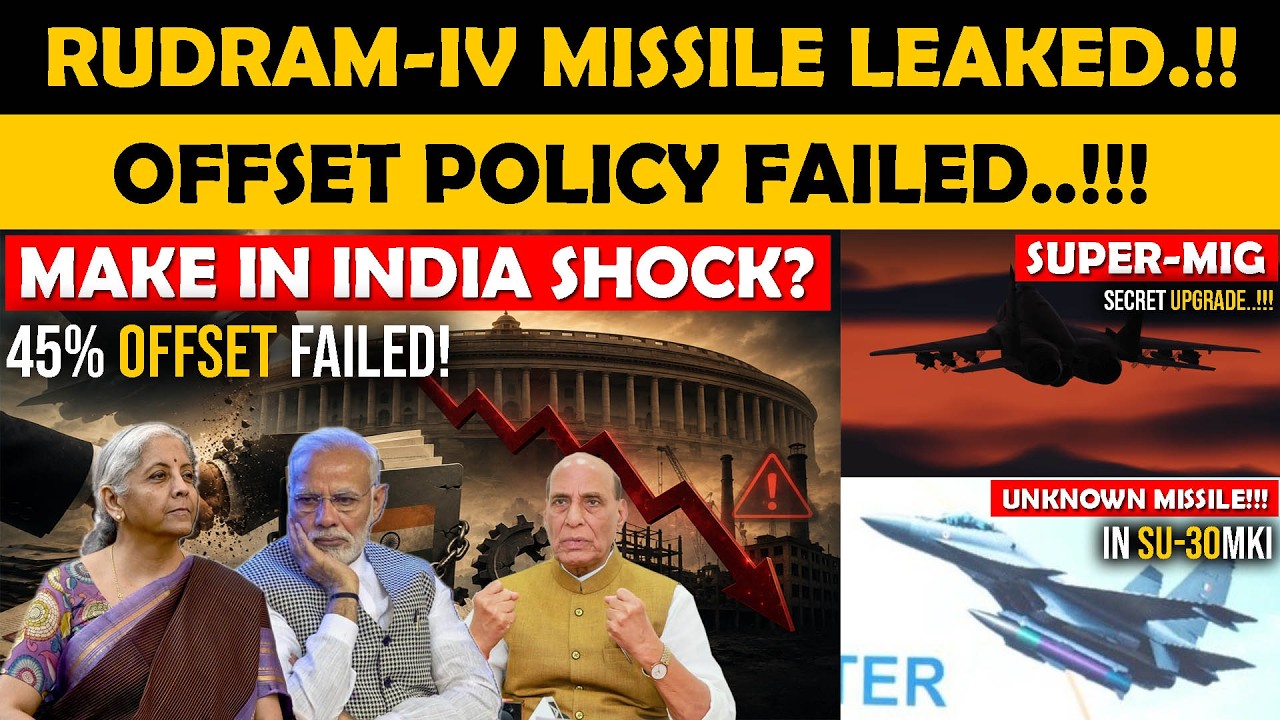 DRDO Ka Secret Missile Leak?,Indian Offset policy Failed!,Super Mig-29 Upgrade,Pralay Missile ready!