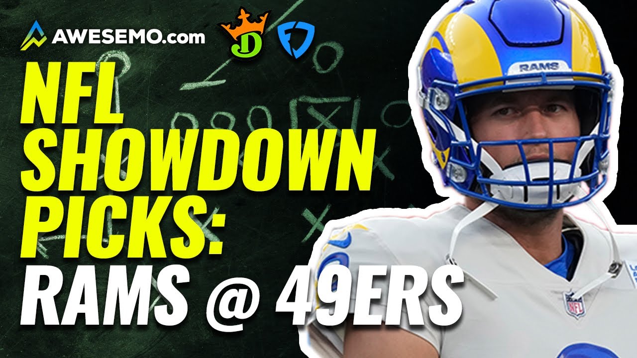 Showdown NFL DFS Strategy MNF Week 10 | Monday Night Football Rams at 49ers