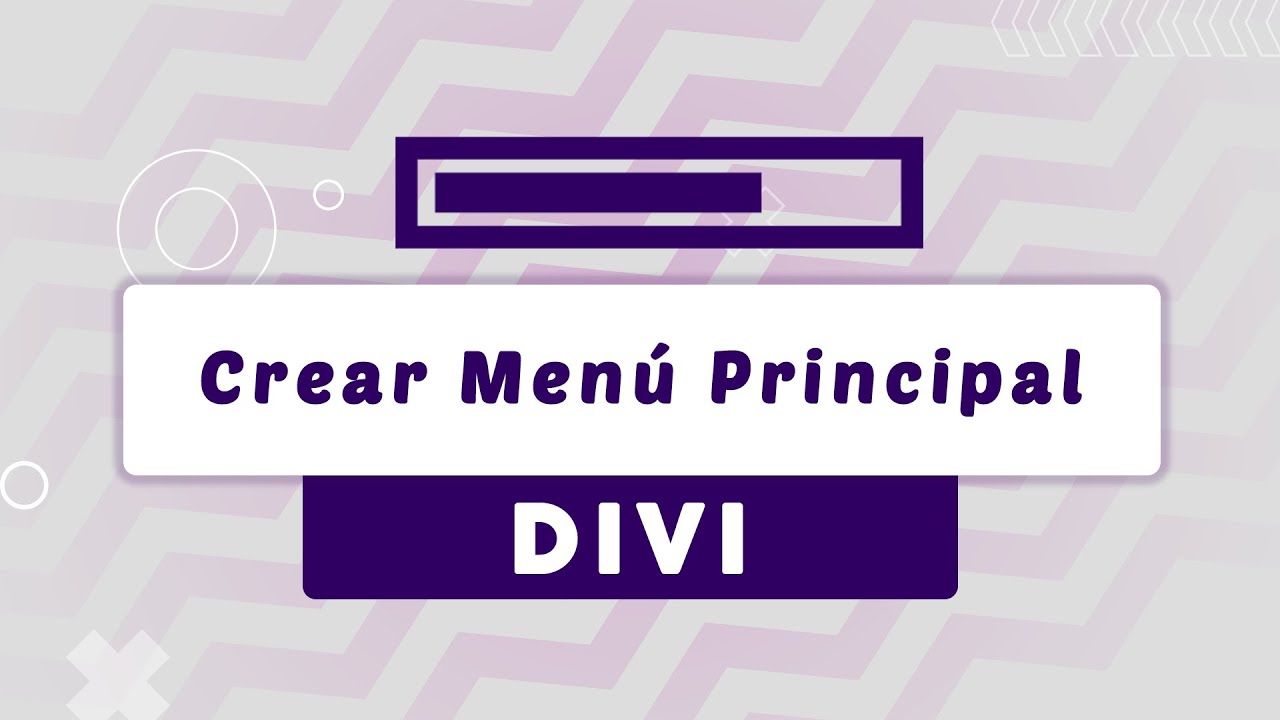 Crear el Menú Principal en Divi 4 | Wordpress