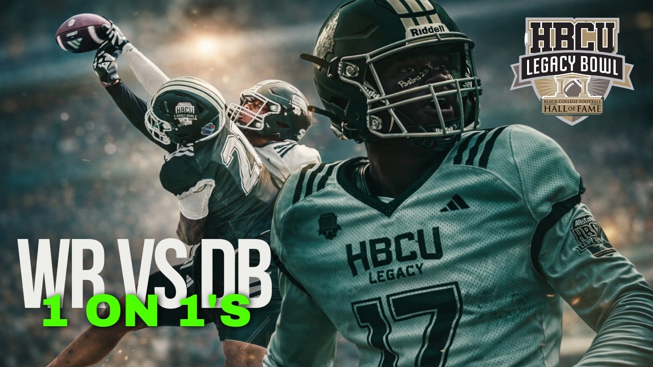 2026 HBCU Legacy Bowl WR vs DB 1-on-1s | Day 2 Highlights