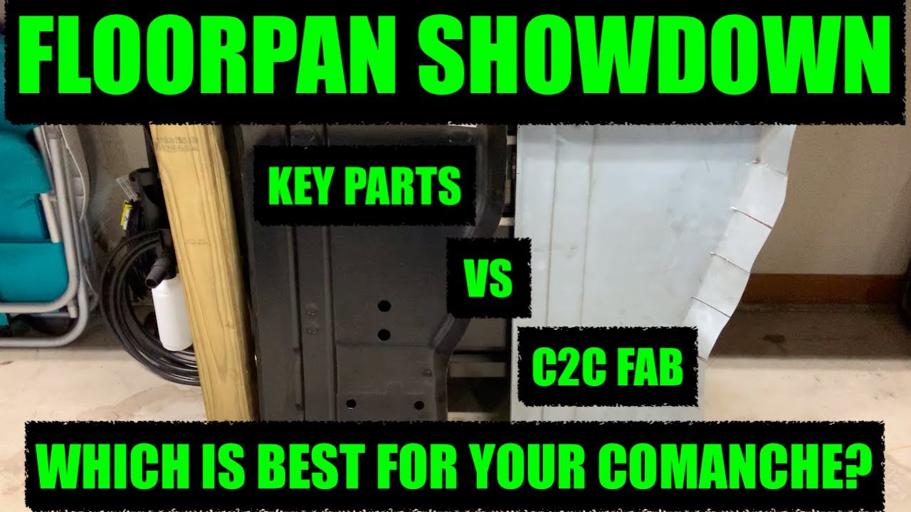 Which Replacement Floor Pans Are Best For Your Jeep Comanche or Cherokee: C2C or Key Parts?