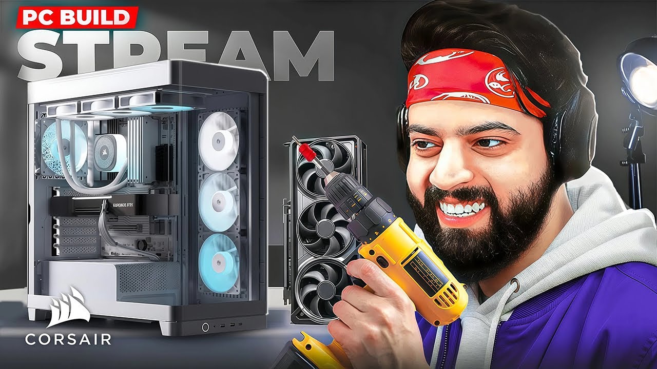 Building My New GAMING PC | Live Stream India
