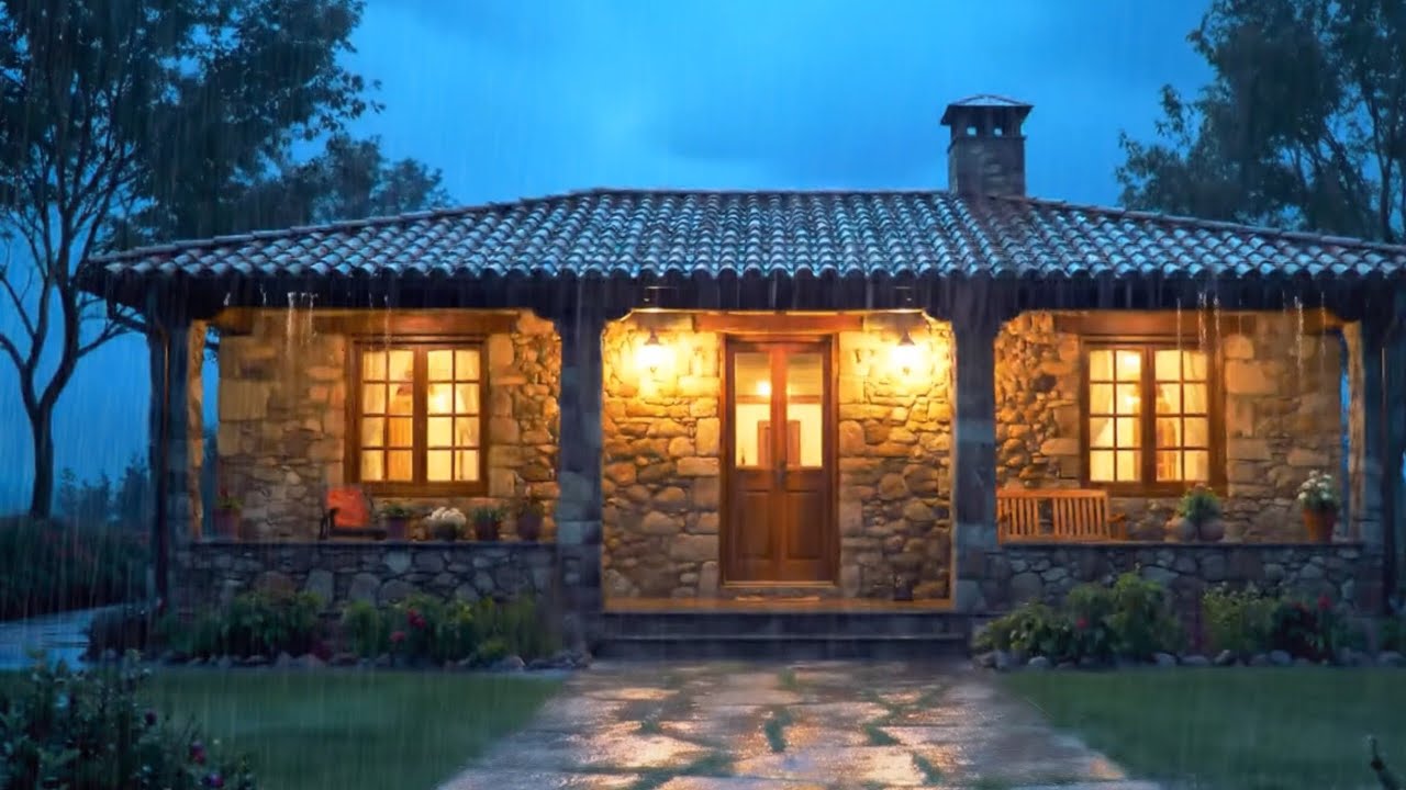 Soft Rain Sounds in the Night | Continuous Natural Rain for Sleeping and Quiet Nighttime Comfort