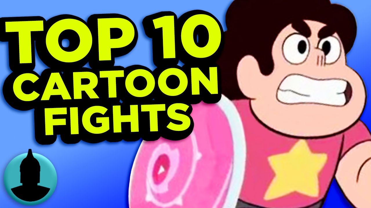 Top 10 Cartoon Fights! (Tooned Up S1 E28)