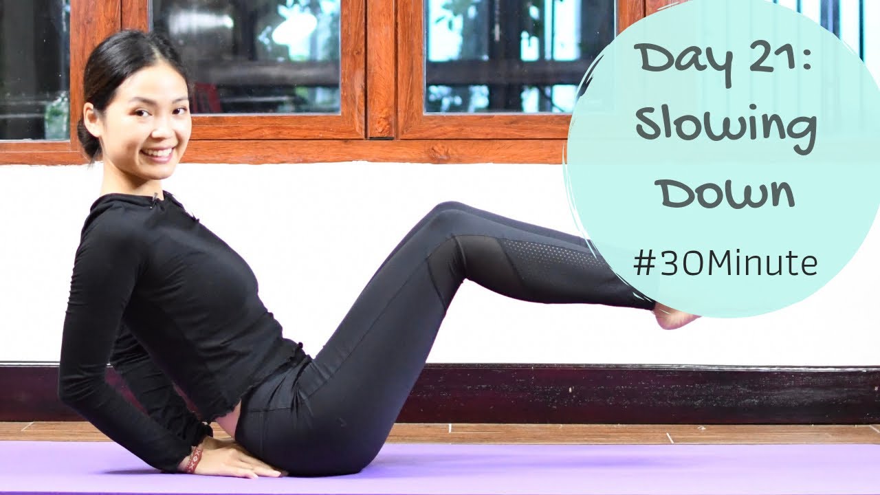 Day 21: Slowing Down | Total Body #30Minute Pilates Challenge | Pilates With Hannah