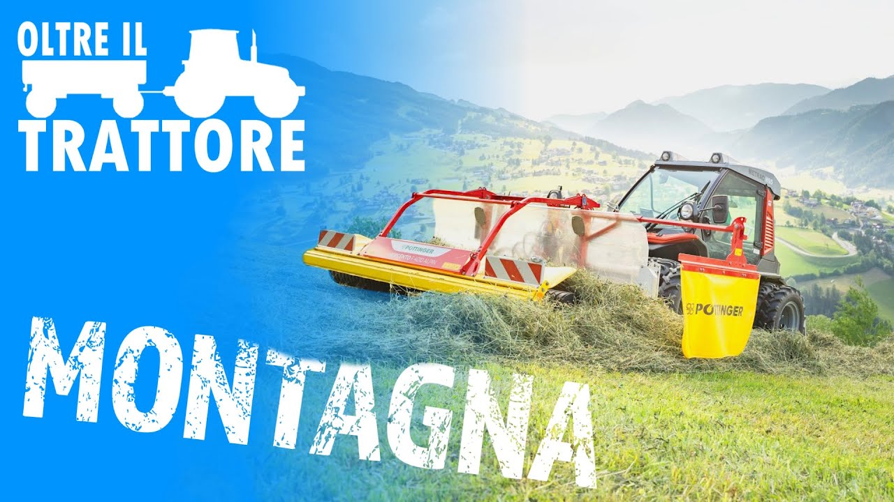 Agricoltura di MONTAGNA, che attrezzi servono? POTTINGHER Boss e Mergento