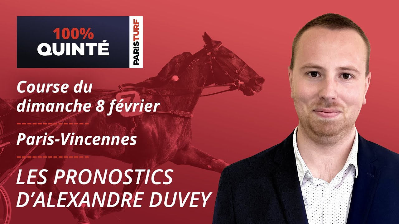 Pronostics Quint&eacute; PMU - 100% Quint&eacute; du Dimanche 8 f&eacute;vrier &agrave; Paris-Vincennes