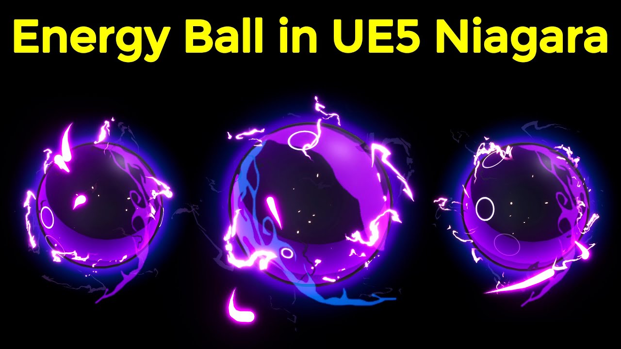 Энергетический шар в Unreal Engine 5. Уроки Niagara | Загрузка файлов