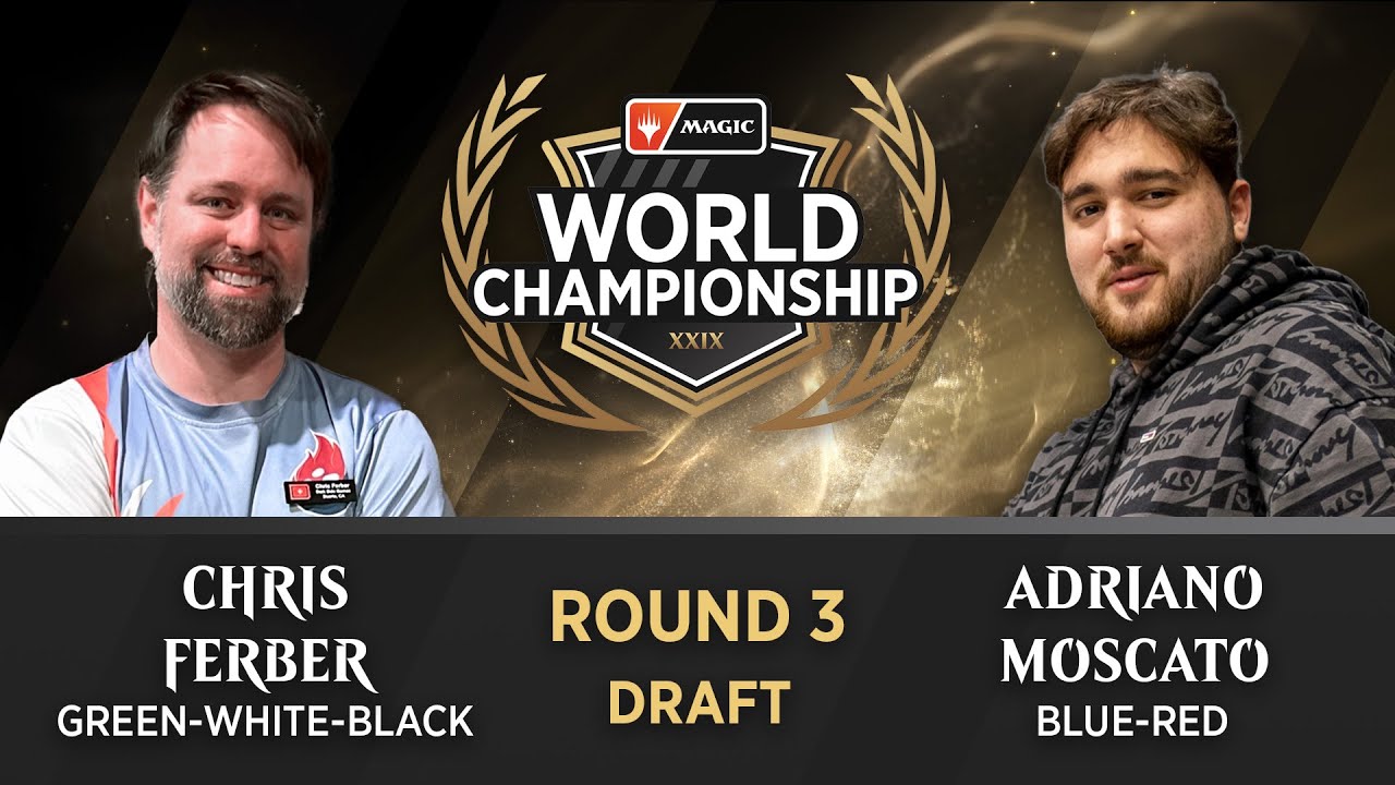 Chris Ferber vs. Adriano Moscato | Round 3 | Magic World Championship XXIX