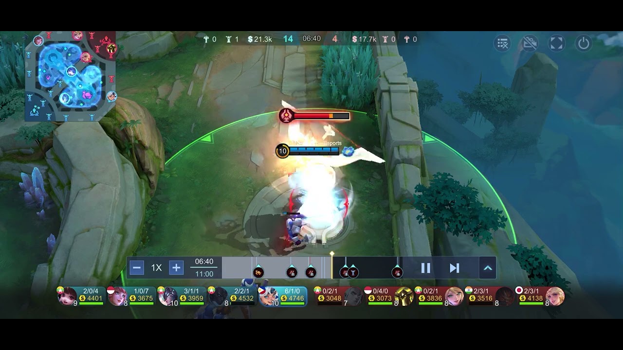 Sora exp lane gameplay- mythical glory rank - perfect rotation 