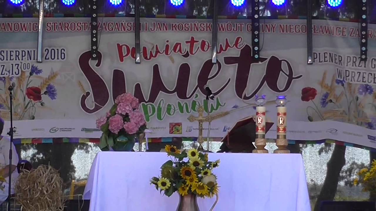 Powiatowe Święto Plon&oacute;w 2016 - Msza Święta (Część 1 z 8)