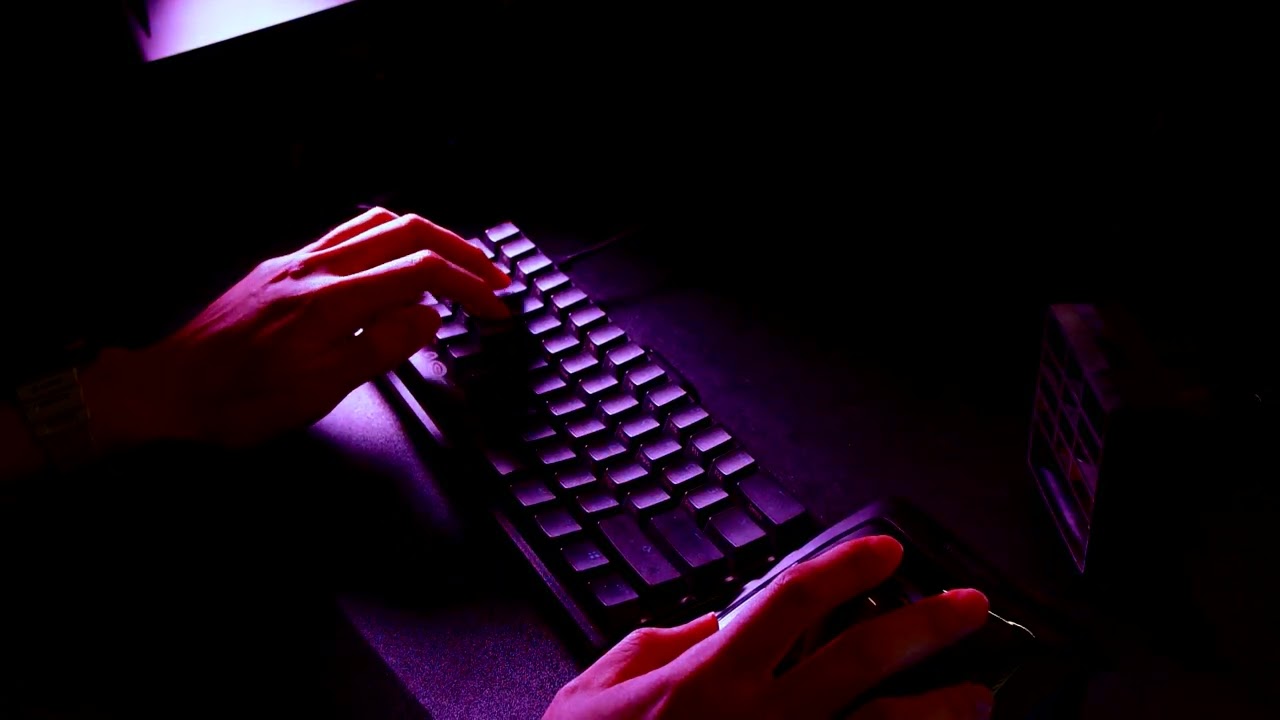 Sexy Typing Becomes a Keyboard Stress Test With Maximum Finger Movement and Zero Chill ASMR Overload