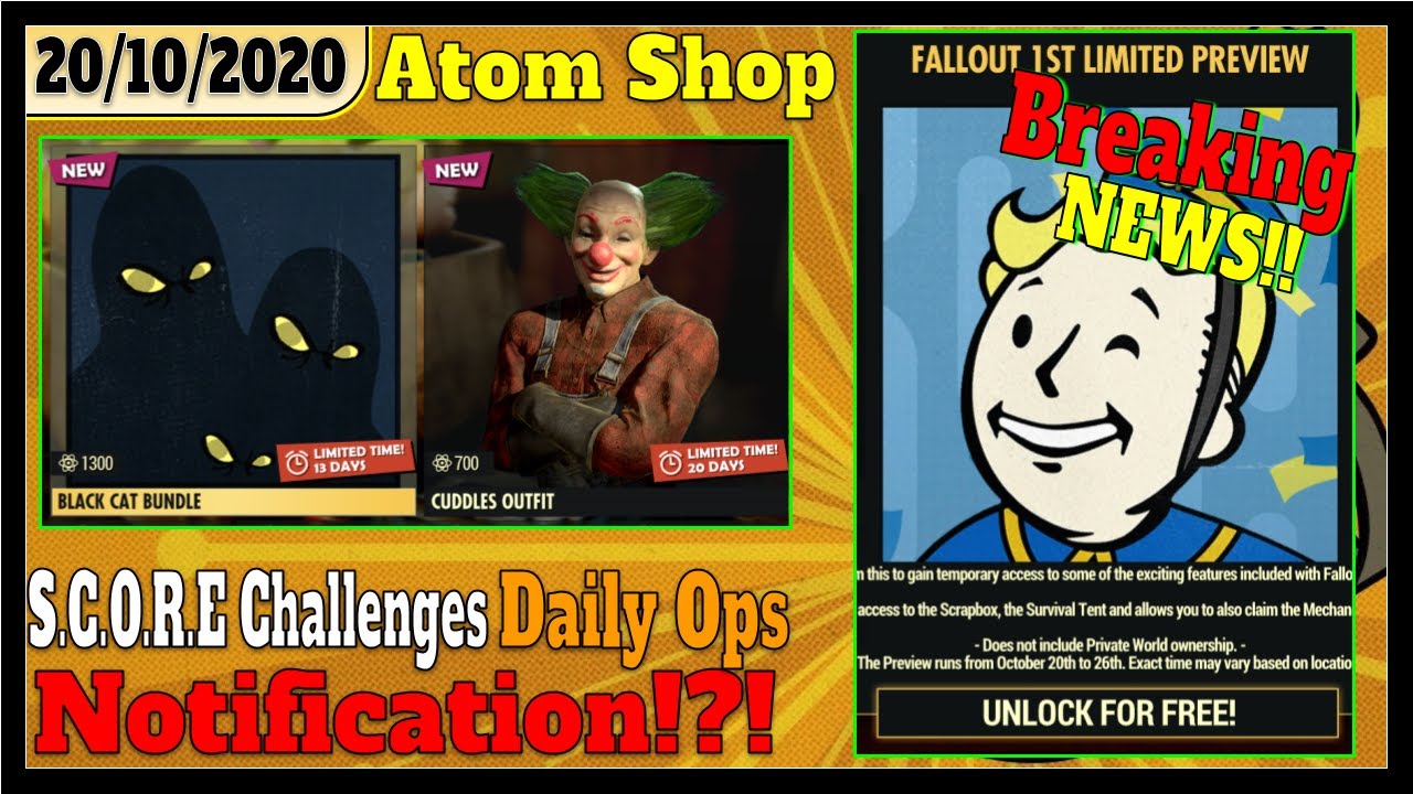 Fallout 76 | FREE Access to Fallout 1st! | More Fallout 1st Items & Outfits | a lot of Bundle with %