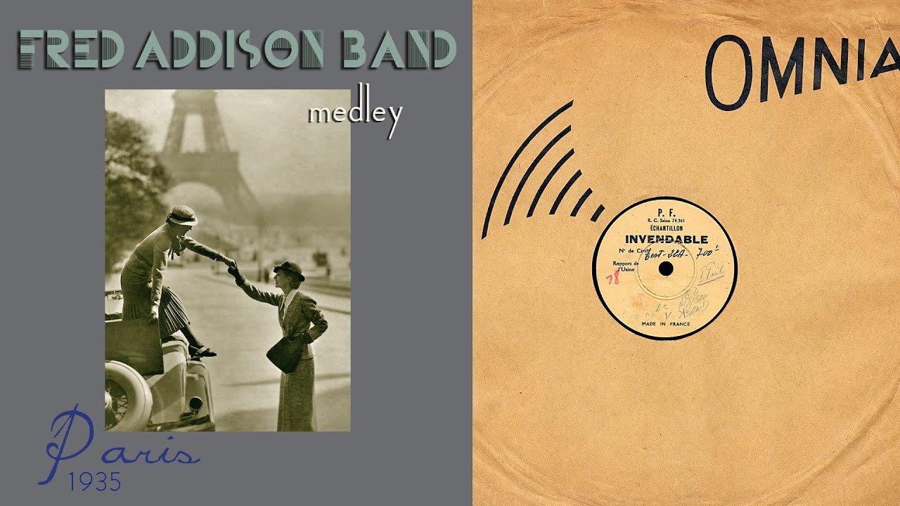 1935, She's a Latin From Manhattan, Anything Goes, Lovely to Look At, Fred Adison Band, HD 78rpm