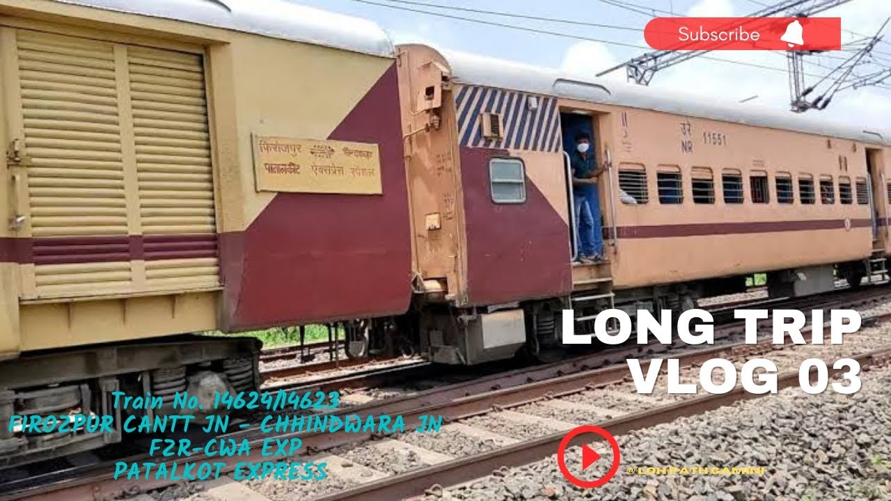Delhi to Mathura in PATALKOT EXPRESS | 14624 | Train Journey 