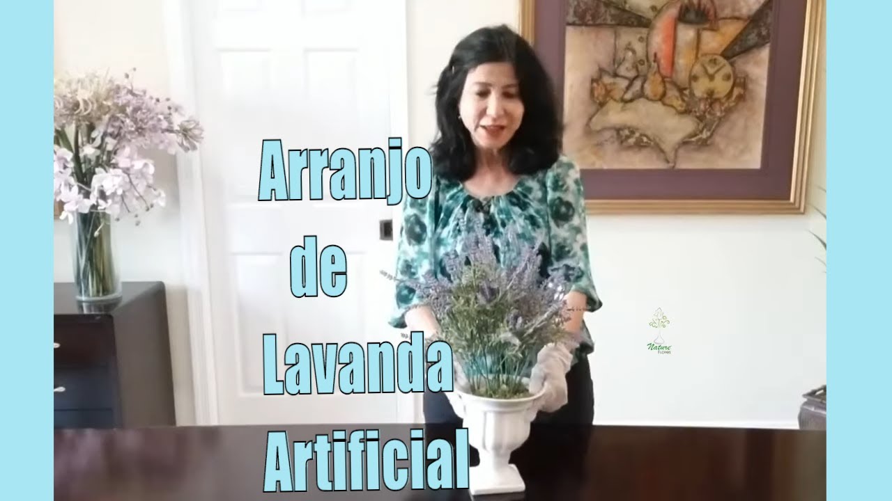 Como Fazer um Lindo Arranjo de Lavanda Artificial