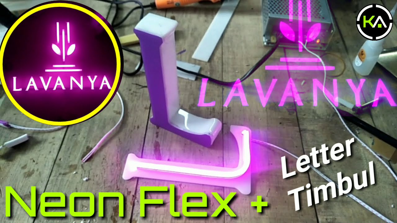 #neonflex#lettertimbul#natayavilla  , Neon flex dan letter tiimbul