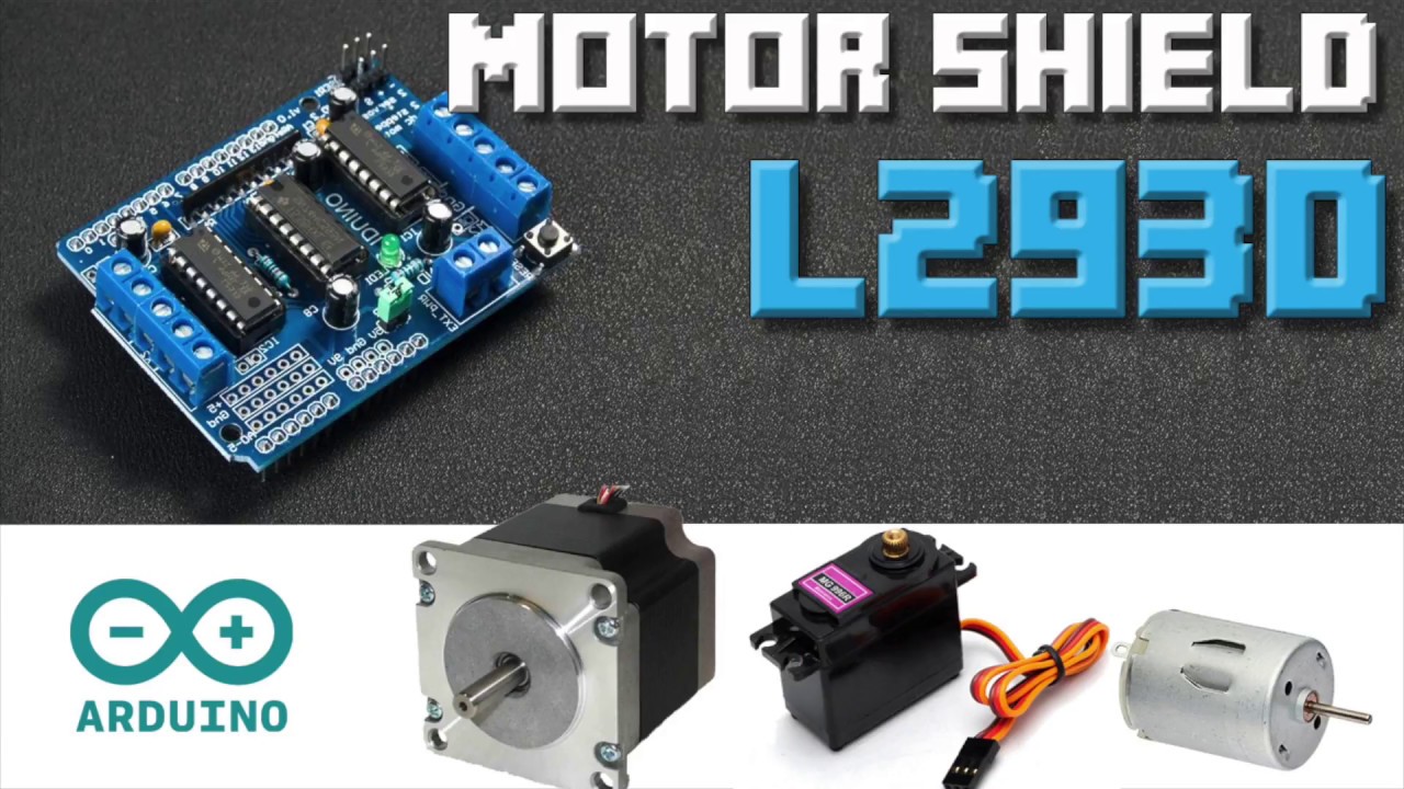Motor Shield L293d for Arduino Beginner