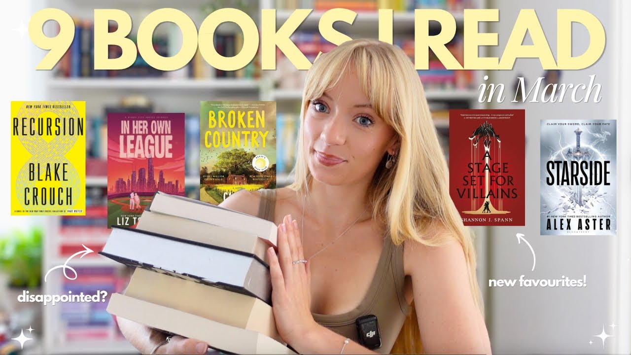 Every book I read in March! (new favourite series, different genres!) 