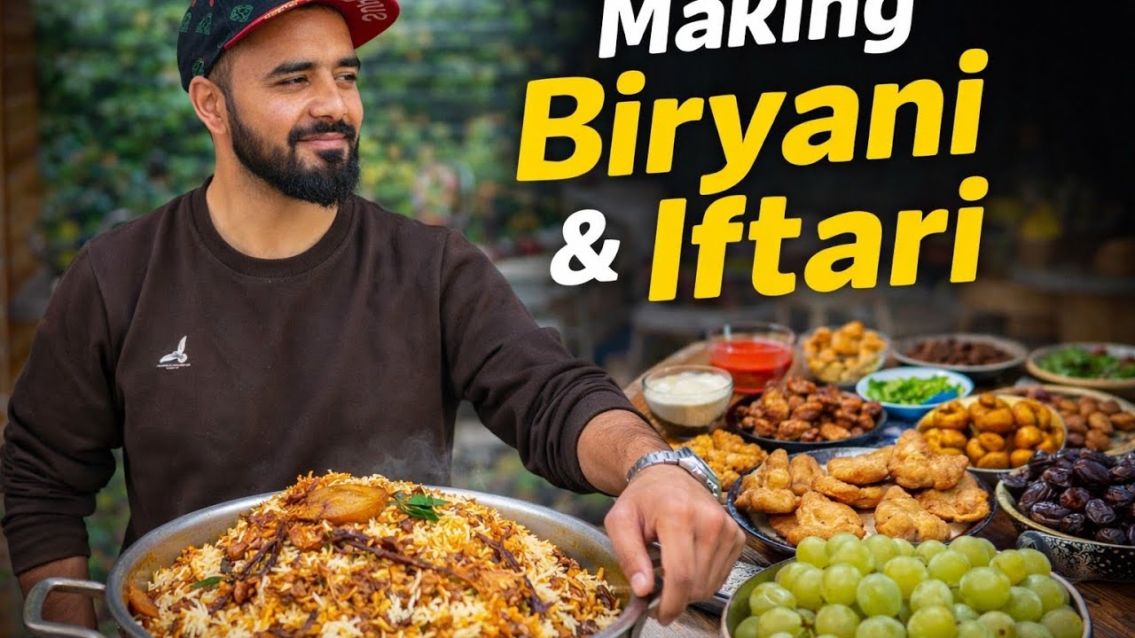 Making biryani #iftari 
