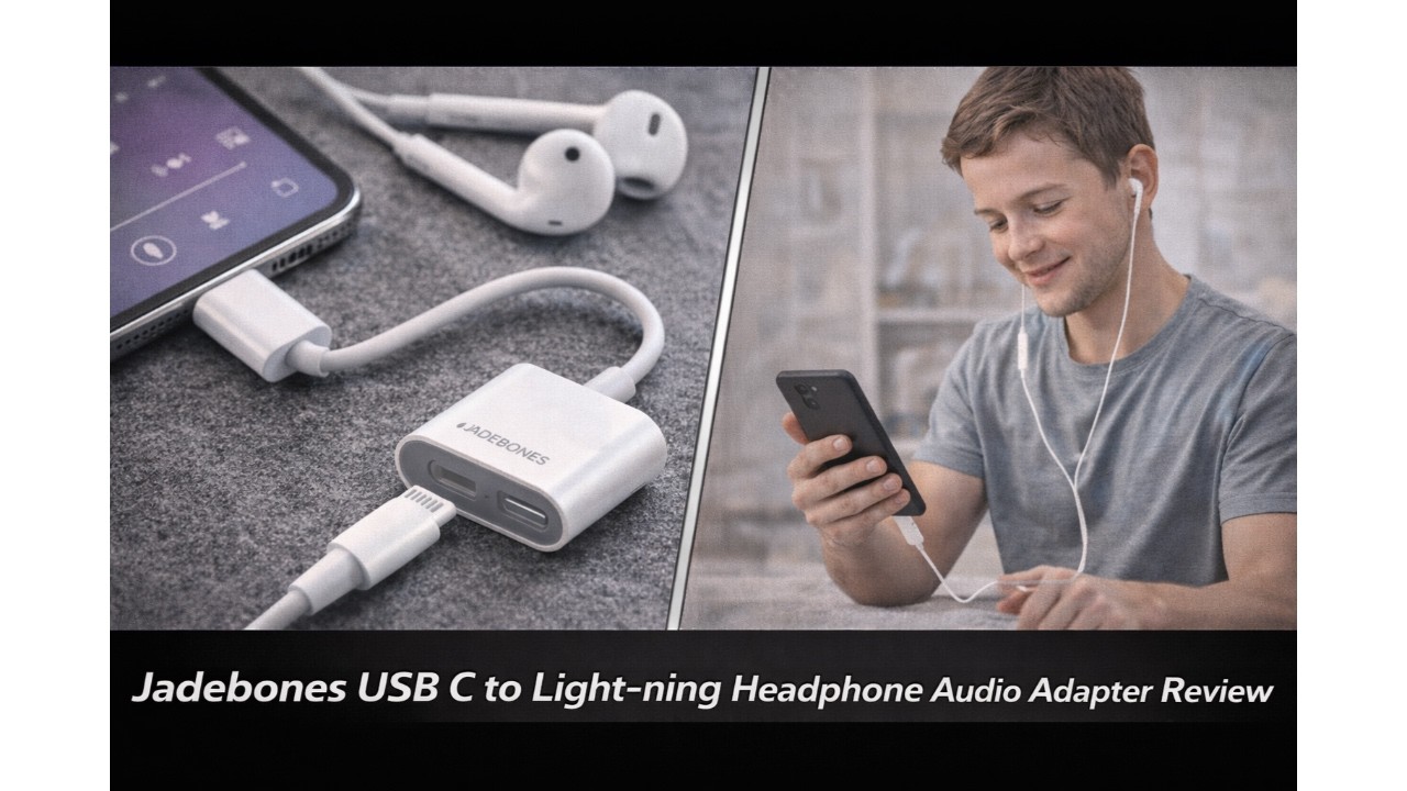 🎧 Jadebones USB C to Lightning Headphone Audio Adapter Review 🔌