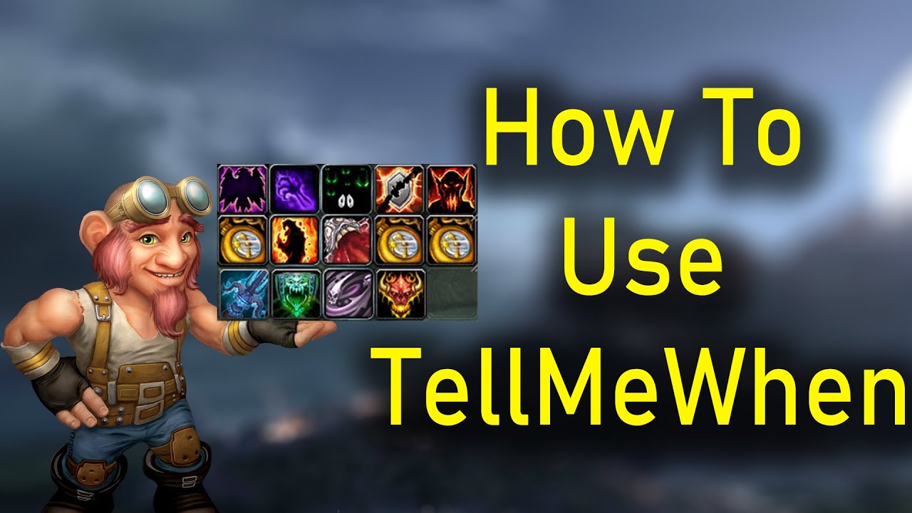Как использовать TellMeWhen Гнев Короля-лича 3.3.5a