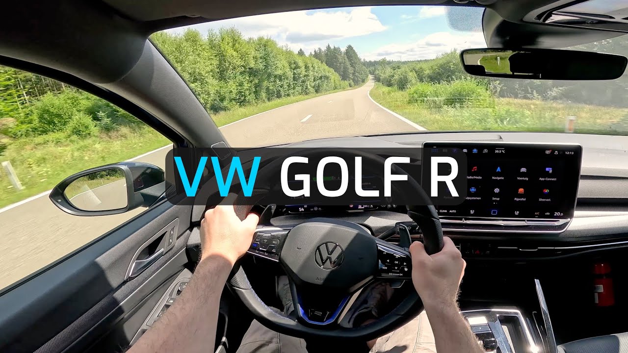 2025 VW GOLF R 333 HP POV TEST DRIVE