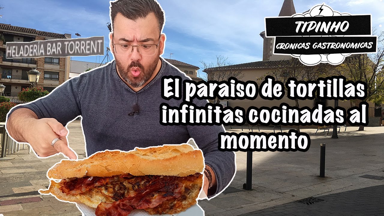 Almorzamos en la Heladería Torrent, deja volar tu imaginación y que cocinen la tortilla que quieras.