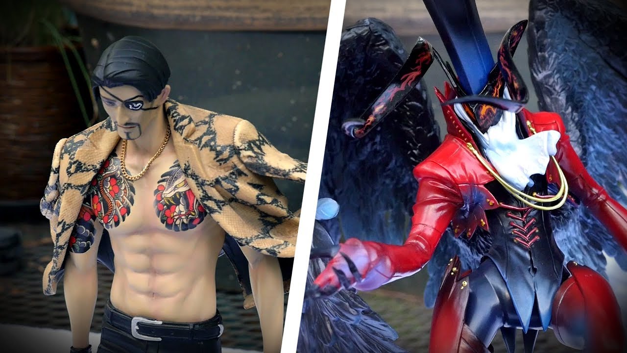 MAD DOG PERSONA - Yakuza Goro Majima and Persona 5 Arsene Figure Unboxing