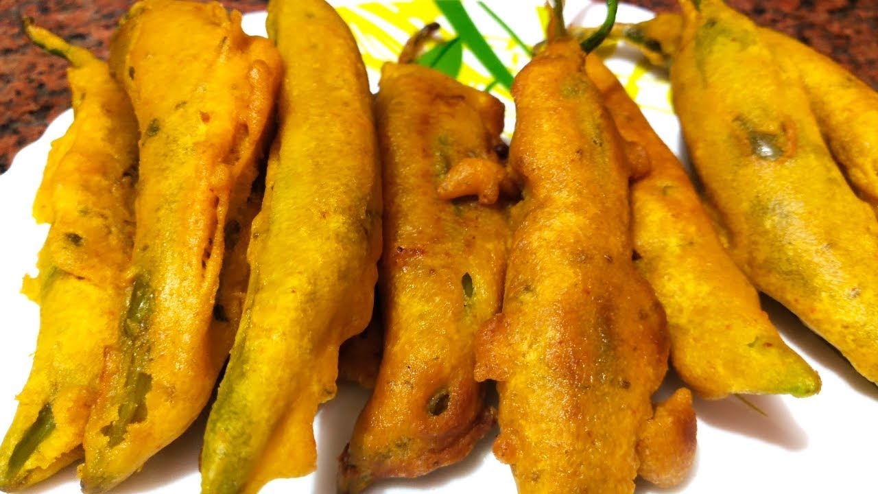 हरी मिर्ची के पकोड़े बनाने का आसान तरीका / मिर्ची भजिया / Mirchi Pakoda Recipe/mirchibajjirecipe