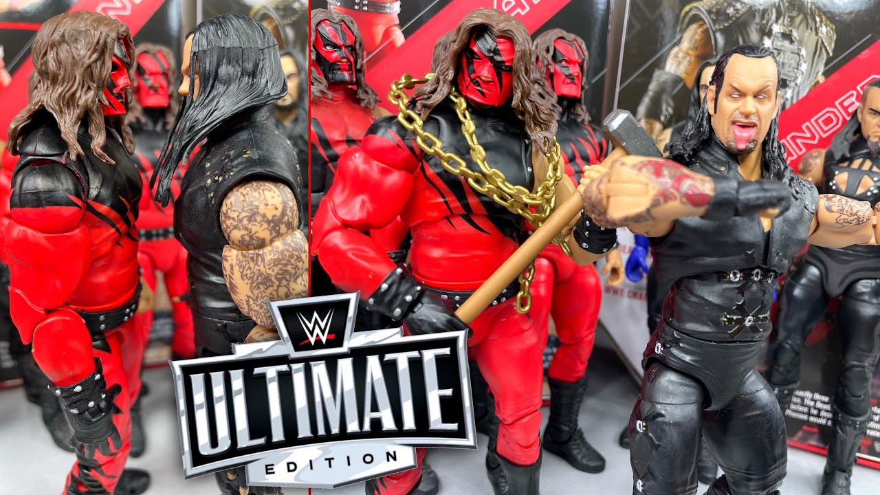 WWE ULTIMATE EDITION UNDERTAKER & KANE FIGURE REVIEW!