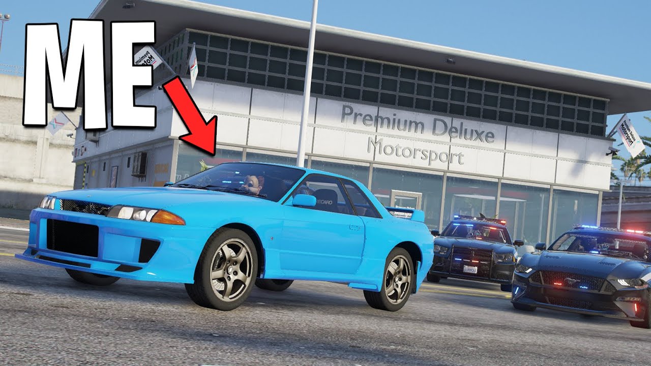 Robbing Supercar Dealership in GTA 5 RP