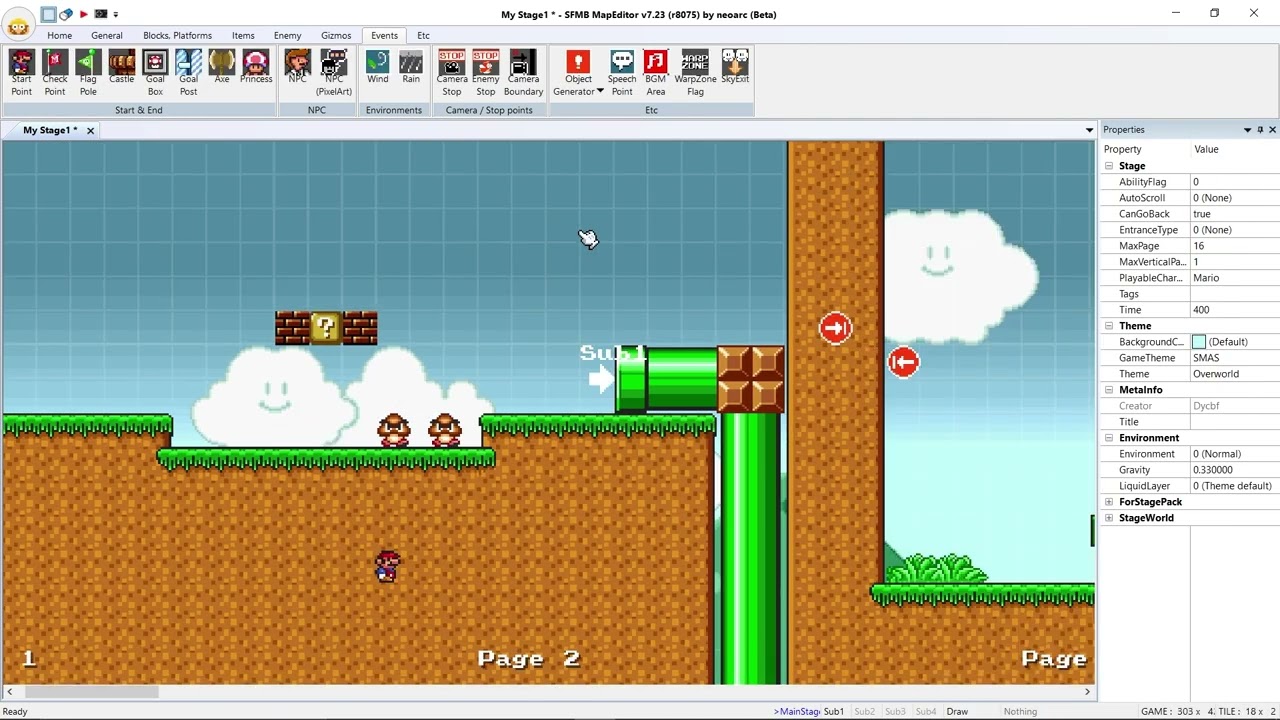Mario Multiverse | Level Creation #2