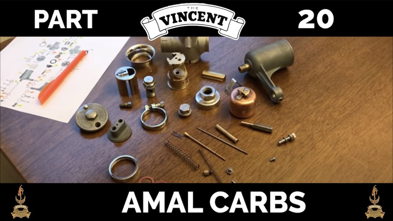 Restoration of 1951 Vincent Rapide - Part 20 - Amal Pre-Monobloc Carburetors (Part 1)