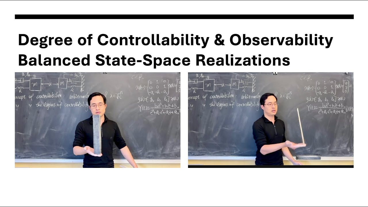 Degrees of Controllability & Observability + Balanced Realizations | State-Space Insights