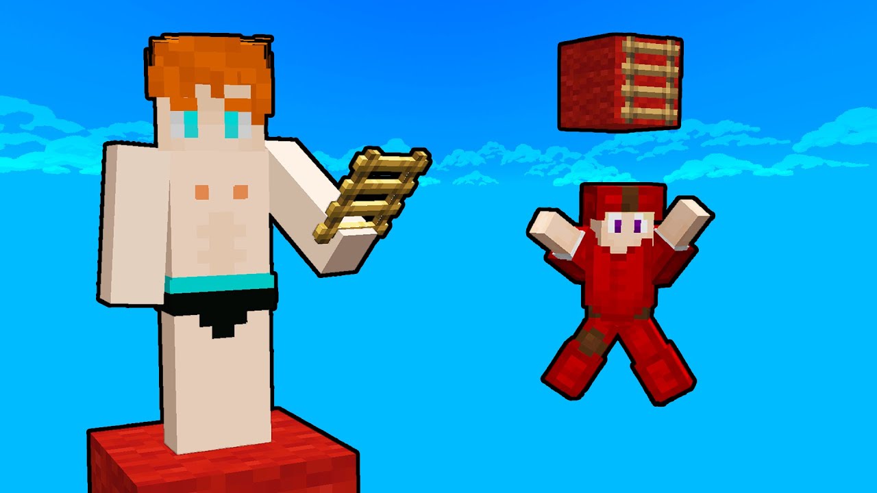 trolling players in bedwars death swap...