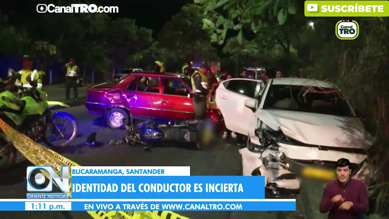 Conductor prófugo en Bucaramanga podría ser procesado penalmente