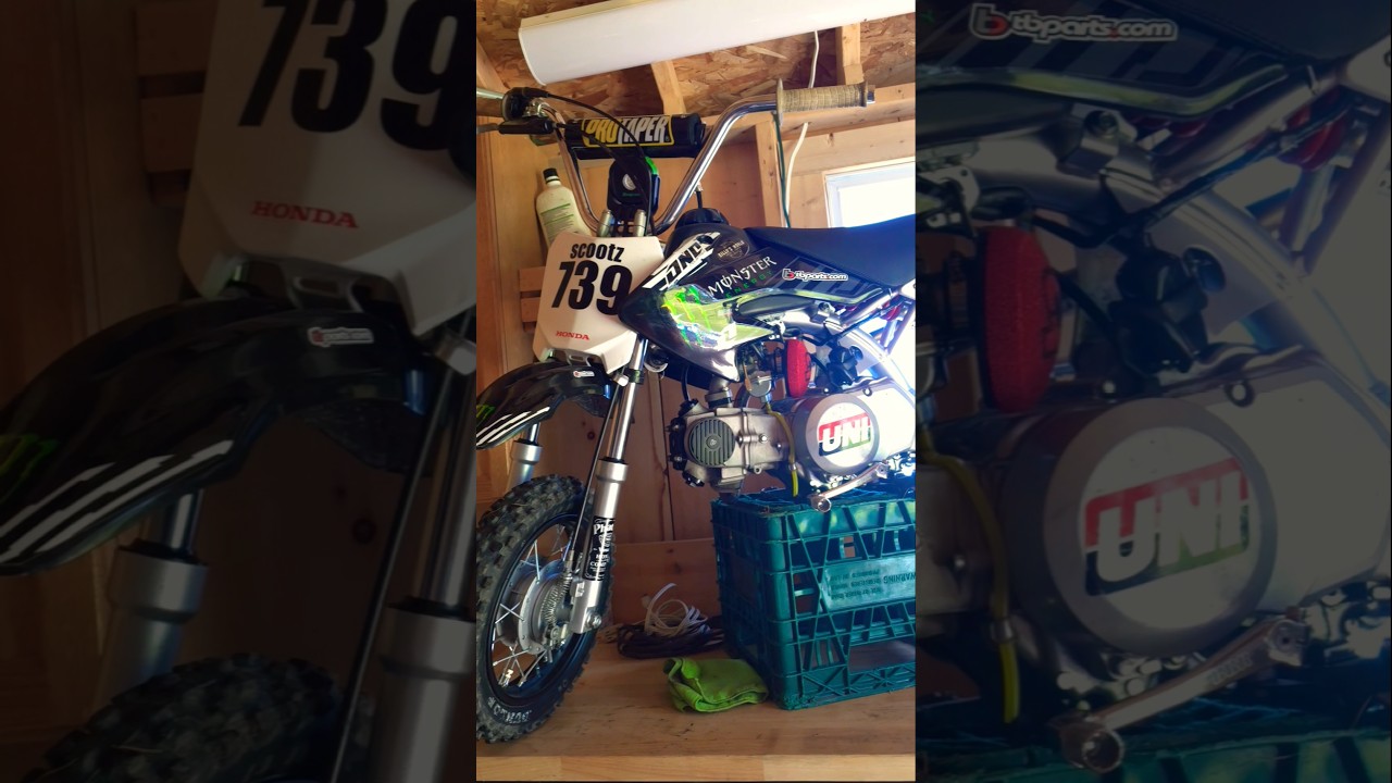 cleanest honda CRF50 on the app #honda #crf50 #bbr #tbparts #bigbore #minibike #pitbike
