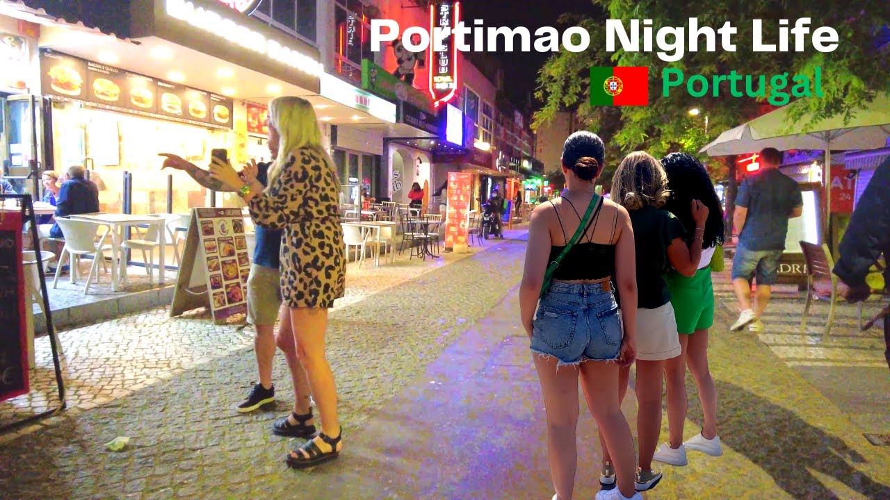 Portimao Portugal Night Life 4K