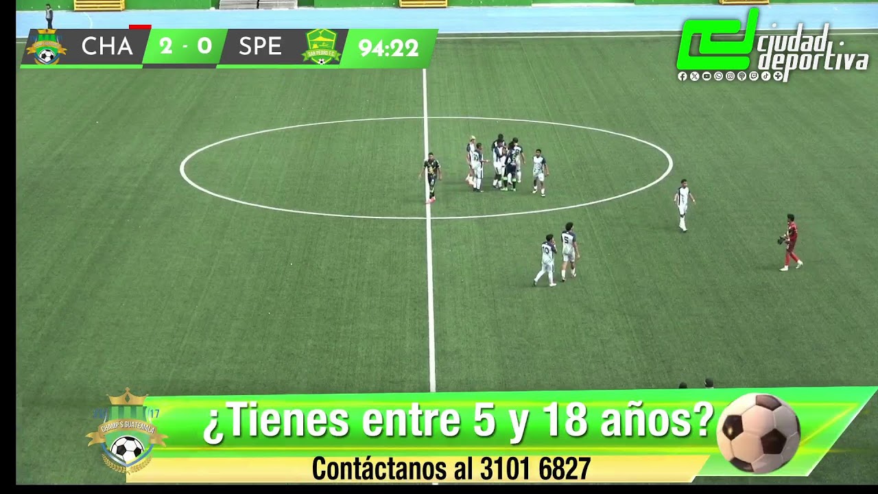 - LIGA SEGUNDA DIVISIÓN - Grupo C - Champs Academy GT Vs San Pedro