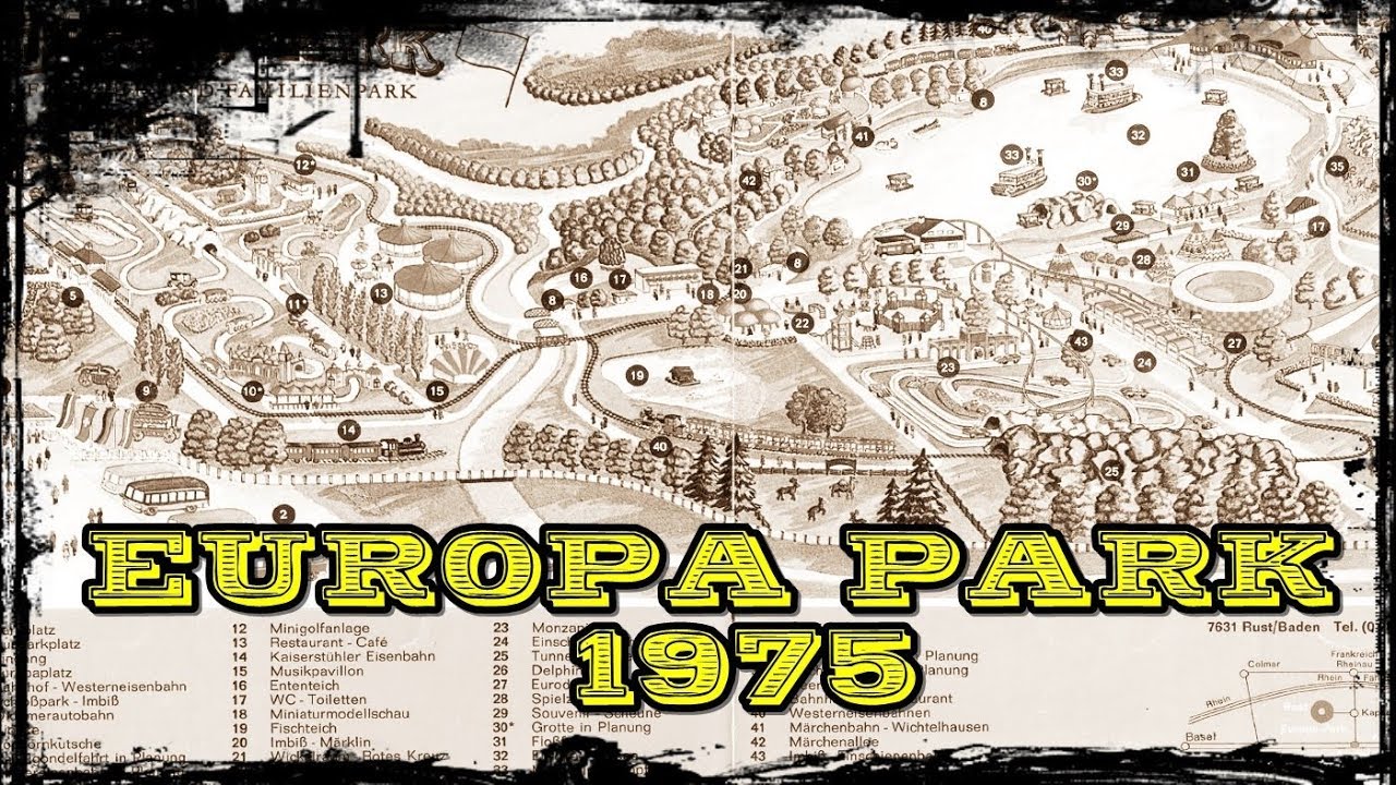 Europa Park 1975: Was konnte man bereits im Eröffnungsjahr unternehmen? - Attraktionen der 1970er